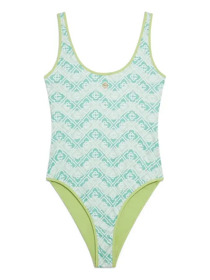 Wavy Monogram Swimsuit