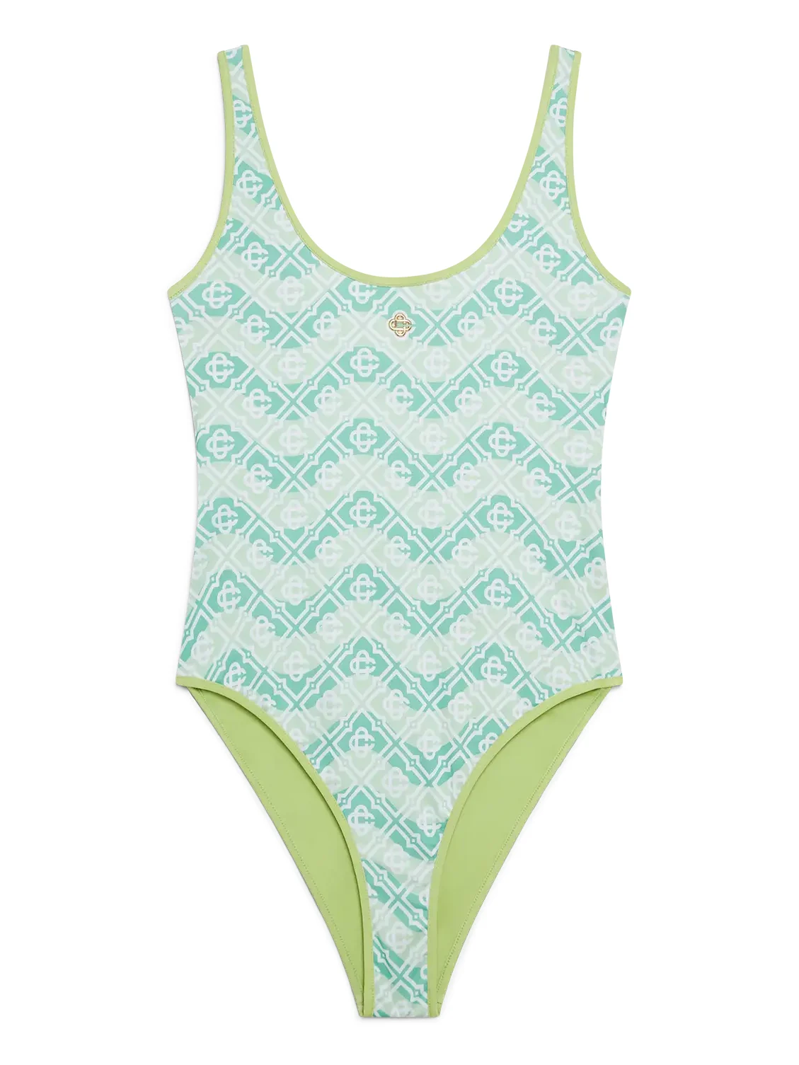 Casablanca Wavy Monogram Swimsuit