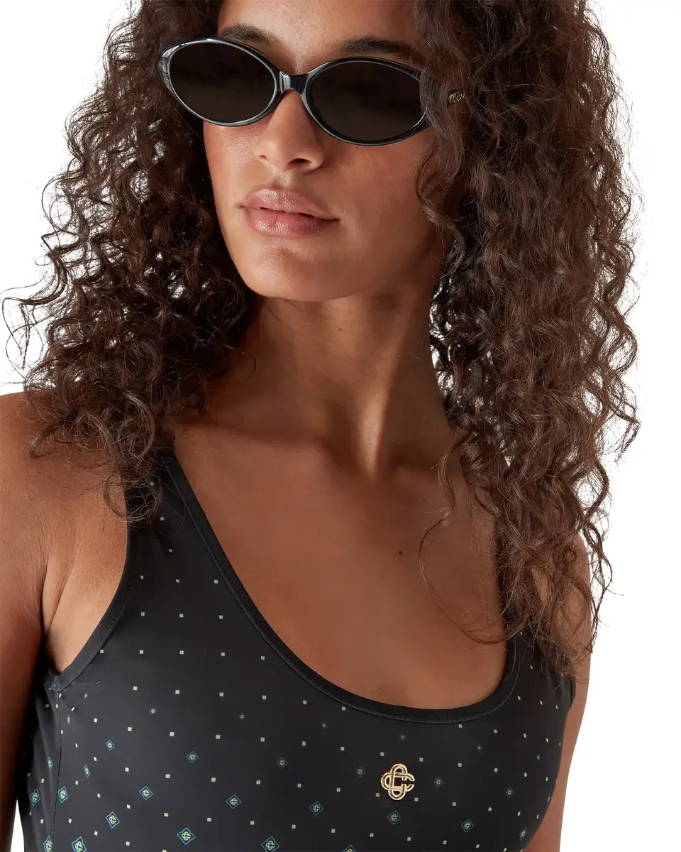 Casablanca Degrade Monogram Swimsuit in Black | Thumbnail 9 Casablanca Degrade Monogram Swimsuit in Black | Thumbnail 9