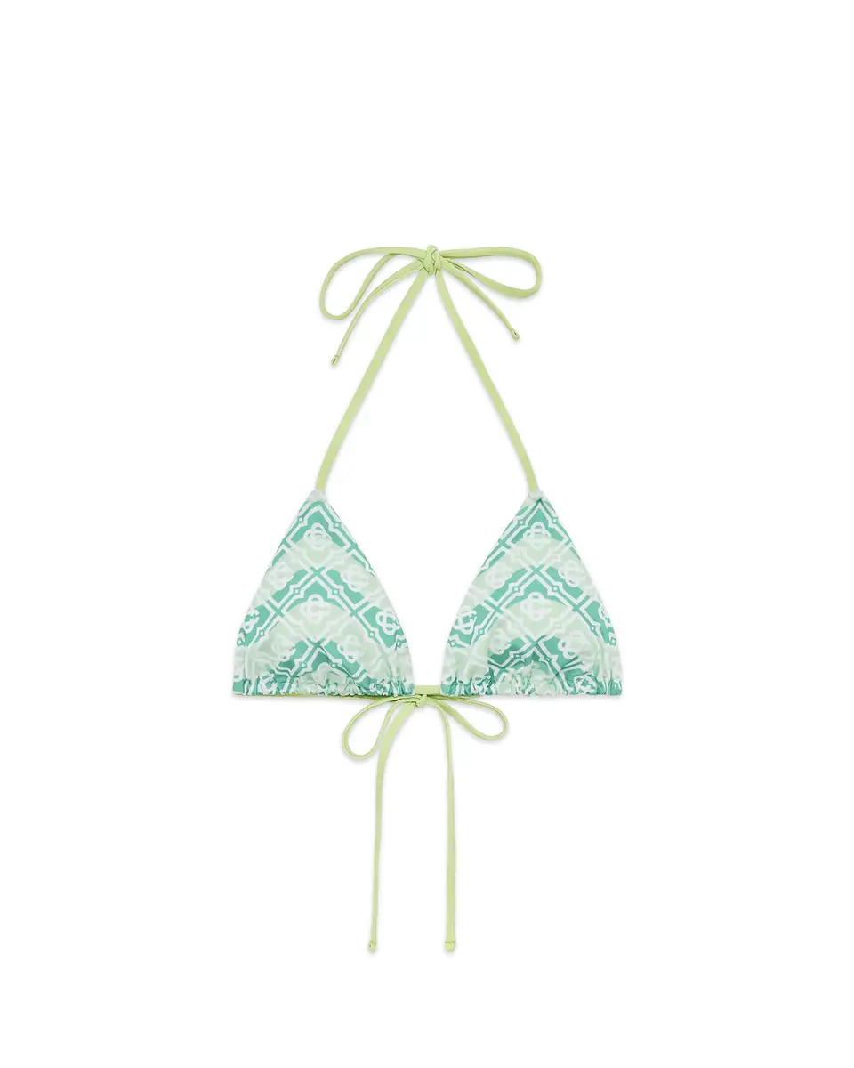 Wavy Monogram Bikini Top