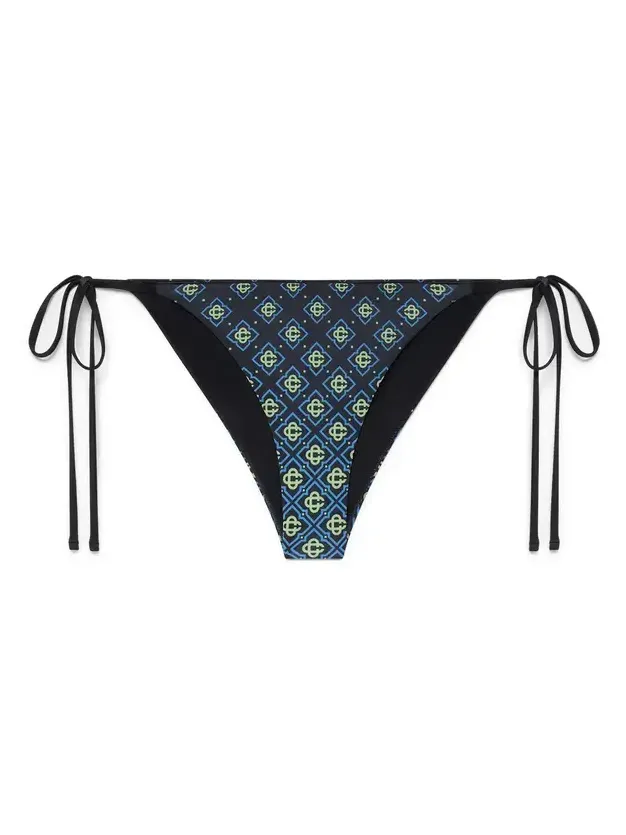 Degrade Monogram Bikini Bottom in Black