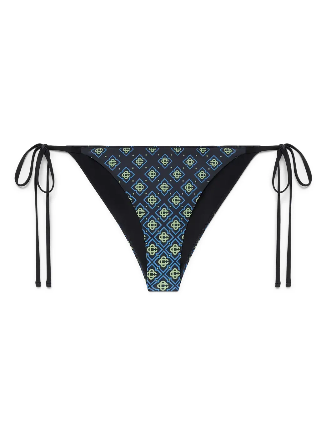 Casablanca Degrade Monogram Bikini Bottom in Black