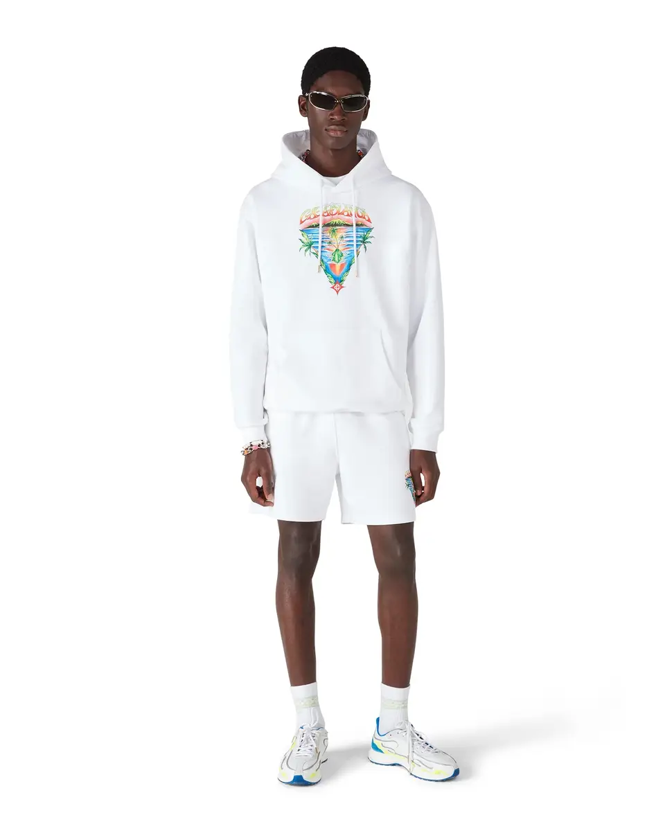 Casablanca Innocence Triangle Long Sleeve Hooded Sweatshirt | Thumbnail 2 Casablanca Innocence Triangle Long Sleeve Hooded Sweatshirt | Thumbnail 2