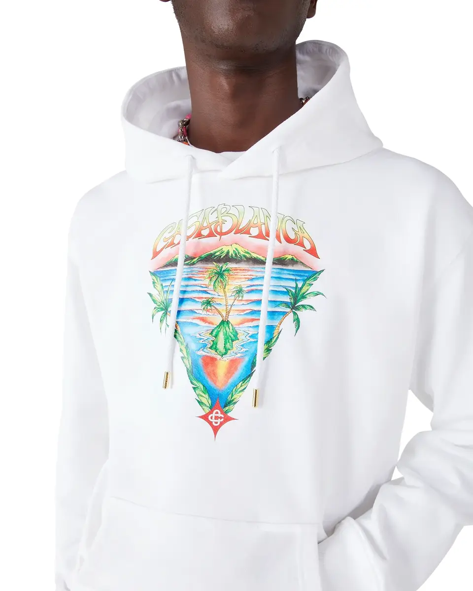 Casablanca Innocence Triangle Long Sleeve Hooded Sweatshirt | Thumbnail 5 Casablanca Innocence Triangle Long Sleeve Hooded Sweatshirt | Thumbnail 5