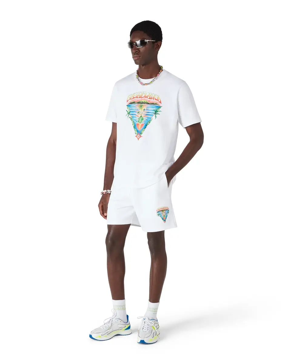 Casablanca Innocence Triangle Sweatshorts | Thumbnail 2