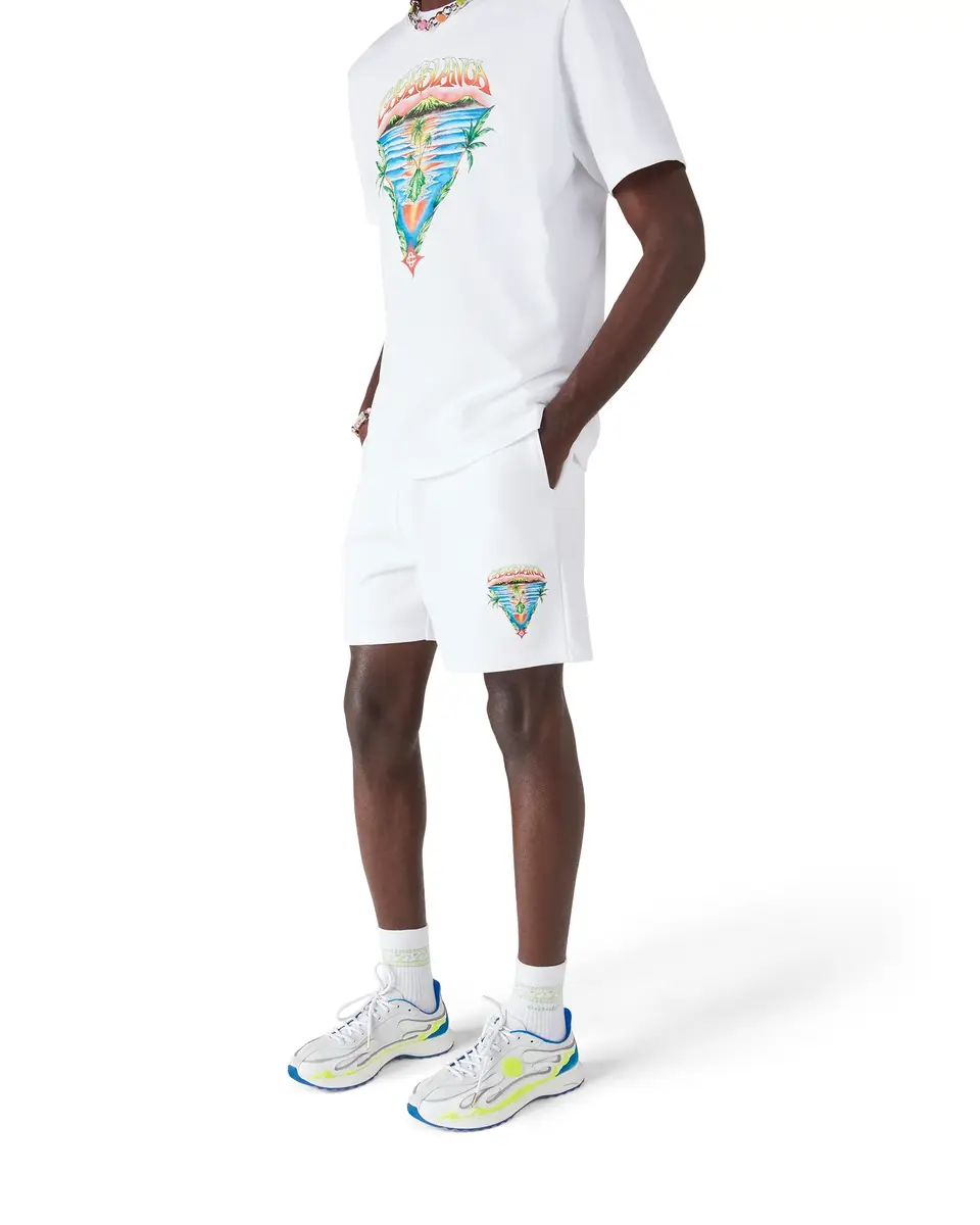 Casablanca Innocence Triangle Sweatshorts | Thumbnail 4