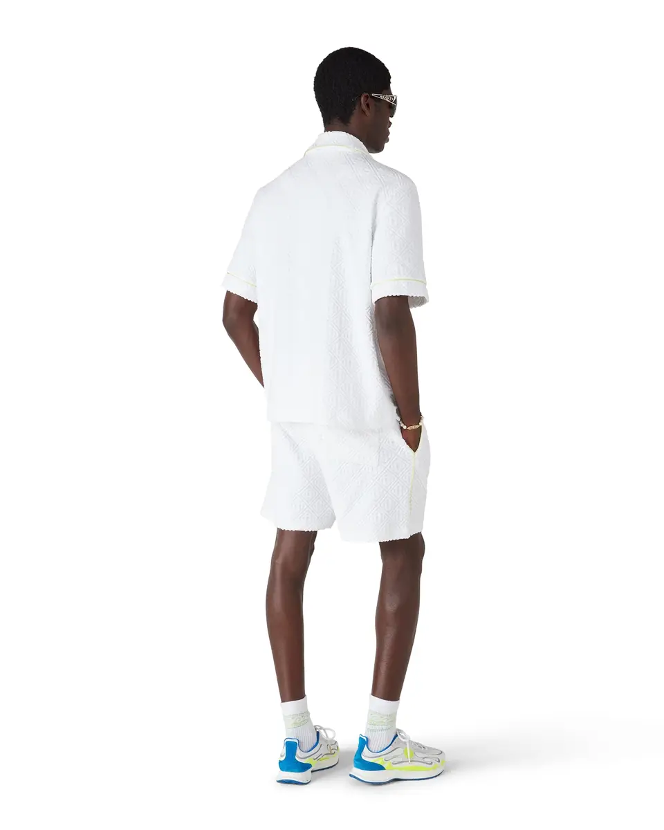 Casablanca White Towelling Shorts | Thumbnail 5 Casablanca White Towelling Shorts | Thumbnail 5