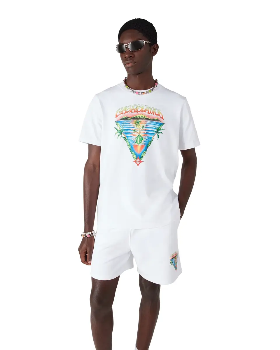 Casablanca Innocence Triangle Short Sleeve T-Shirt | Thumbnail 4 Casablanca Innocence Triangle Short Sleeve T-Shirt | Thumbnail 4