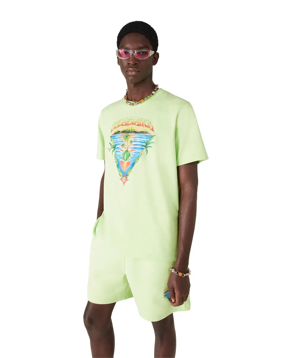 Casablanca Innocence Triangle Short Sleeve T-Shirt | Thumbnail 4 Casablanca Innocence Triangle Short Sleeve T-Shirt | Thumbnail 4
