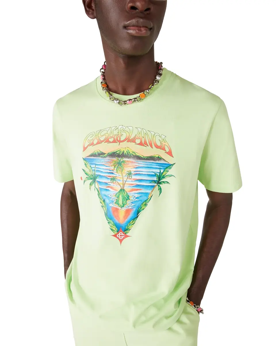 Casablanca Innocence Triangle Short Sleeve T-Shirt | Thumbnail 5 Casablanca Innocence Triangle Short Sleeve T-Shirt | Thumbnail 5