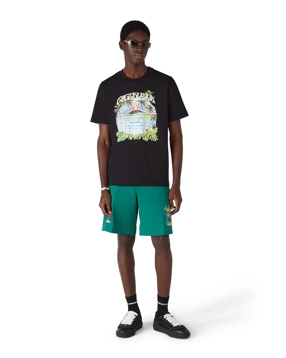 Casablanca Volcano Short Sleeve T-Shirt | Thumbnail 2 Casablanca Volcano Short Sleeve T-Shirt | Thumbnail 2