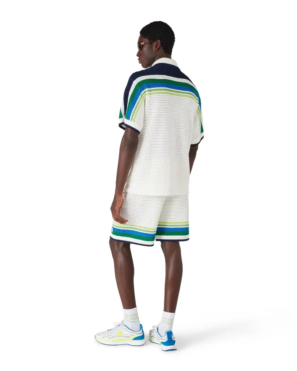 Casablanca Stripe Knitted Shorts | Thumbnail 3 Casablanca Stripe Knitted Shorts | Thumbnail 3