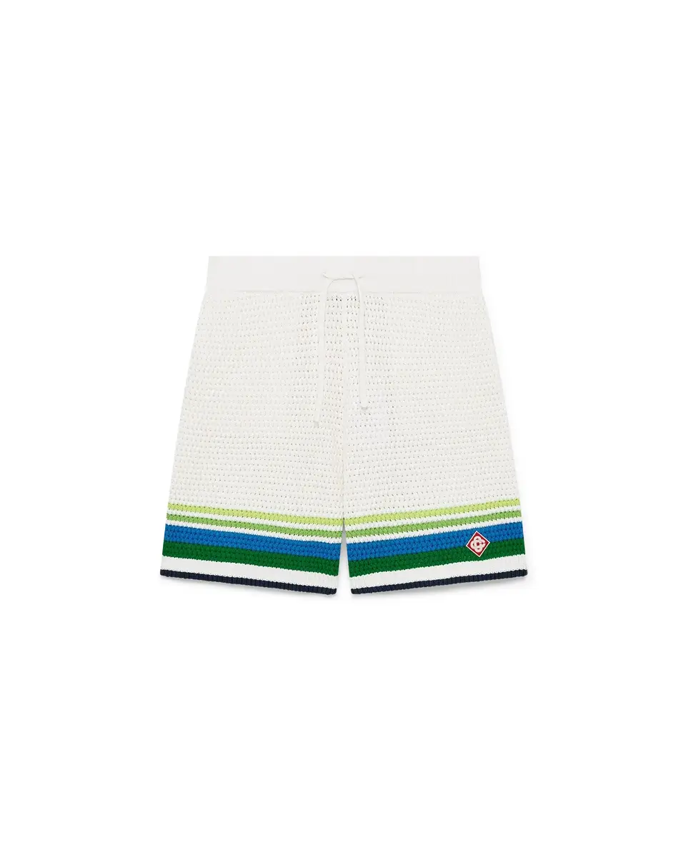 Casablanca Stripe Knitted Shorts
