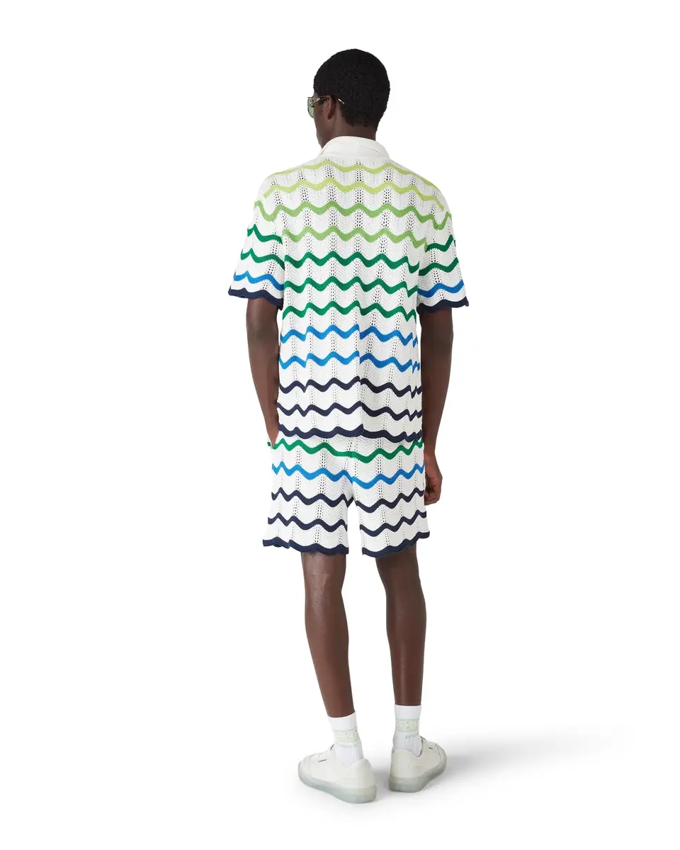 Casablanca Wave Knitted Shorts | Thumbnail 4 Casablanca Wave Knitted Shorts | Thumbnail 4