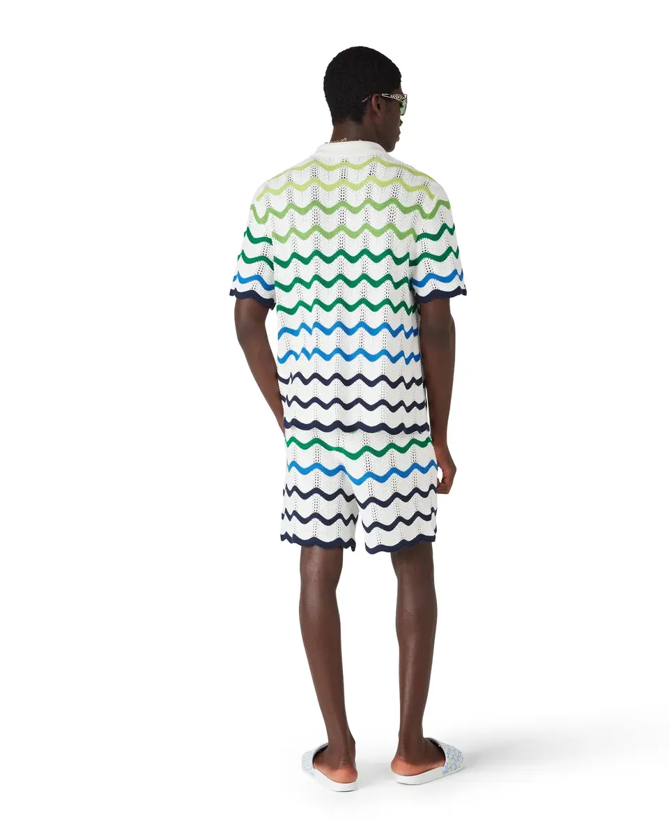 Casablanca Wave Knitted Shorts | Thumbnail 5 Casablanca Wave Knitted Shorts | Thumbnail 5