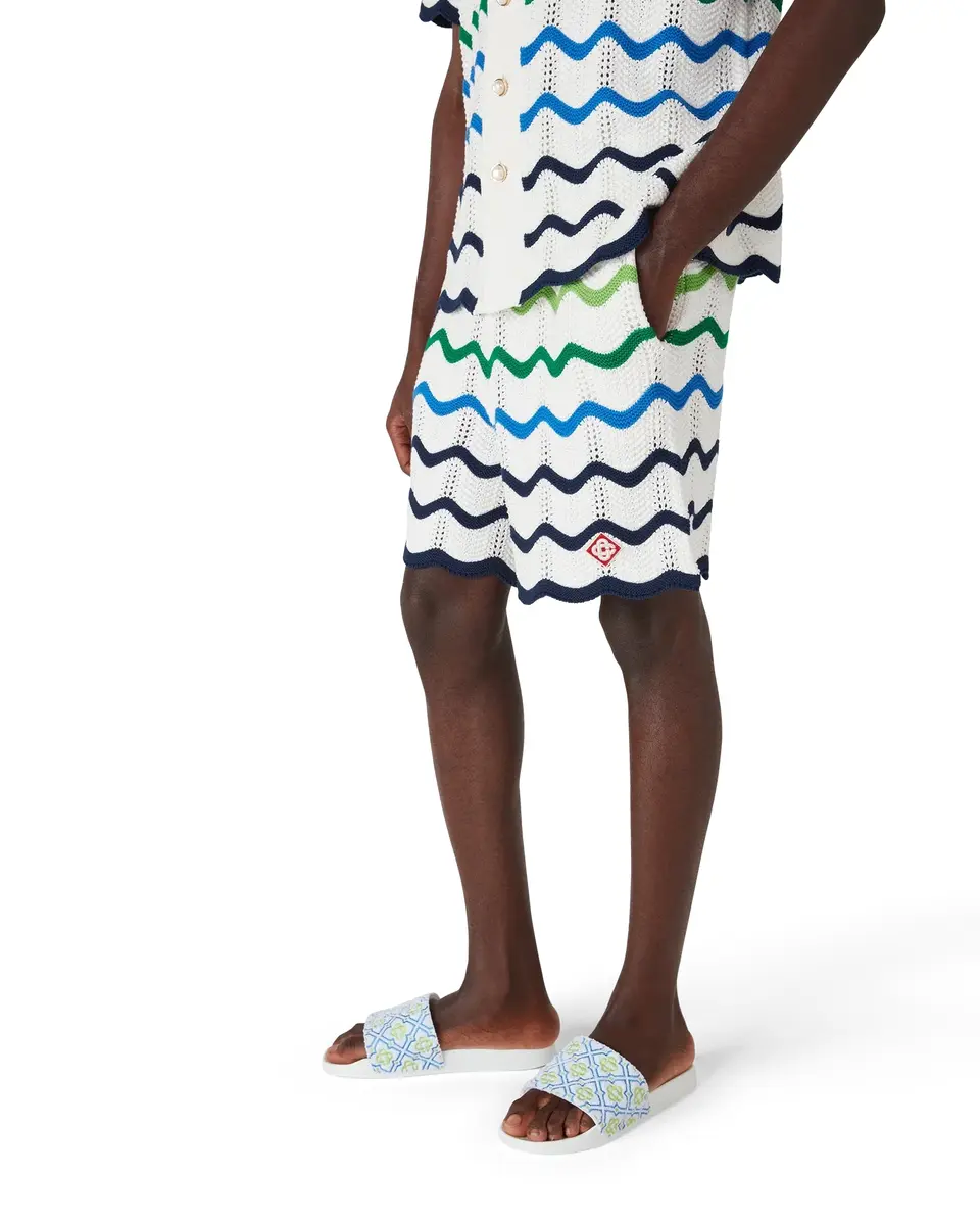 Casablanca Wave Knitted Shorts | Thumbnail 6 Casablanca Wave Knitted Shorts | Thumbnail 6