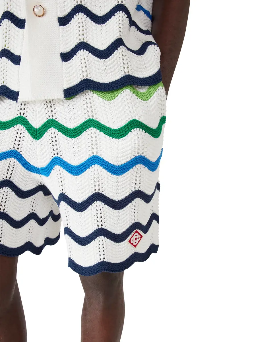 Casablanca Wave Knitted Shorts | Thumbnail 8 Casablanca Wave Knitted Shorts | Thumbnail 8