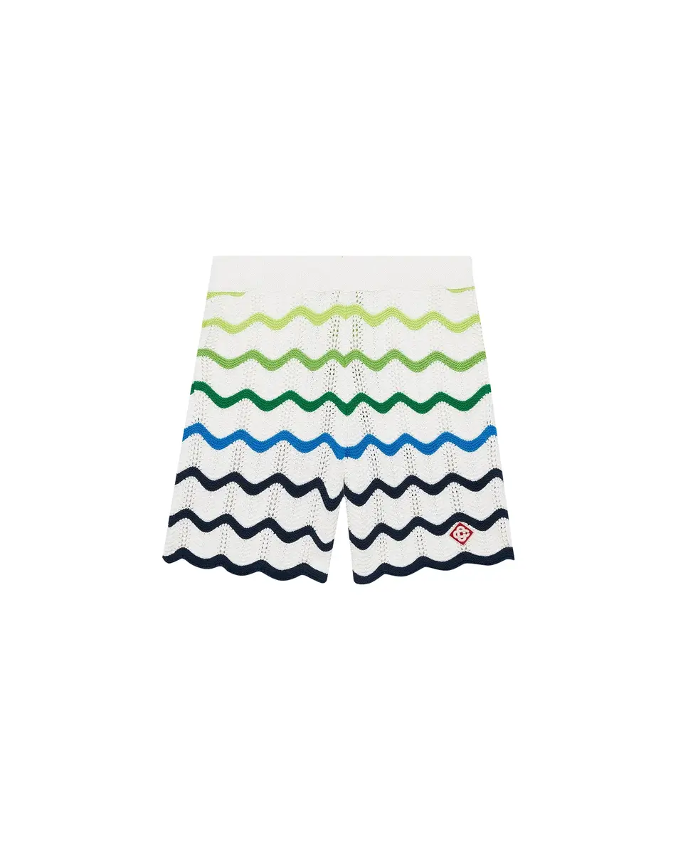 Casablanca Wave Knitted Shorts