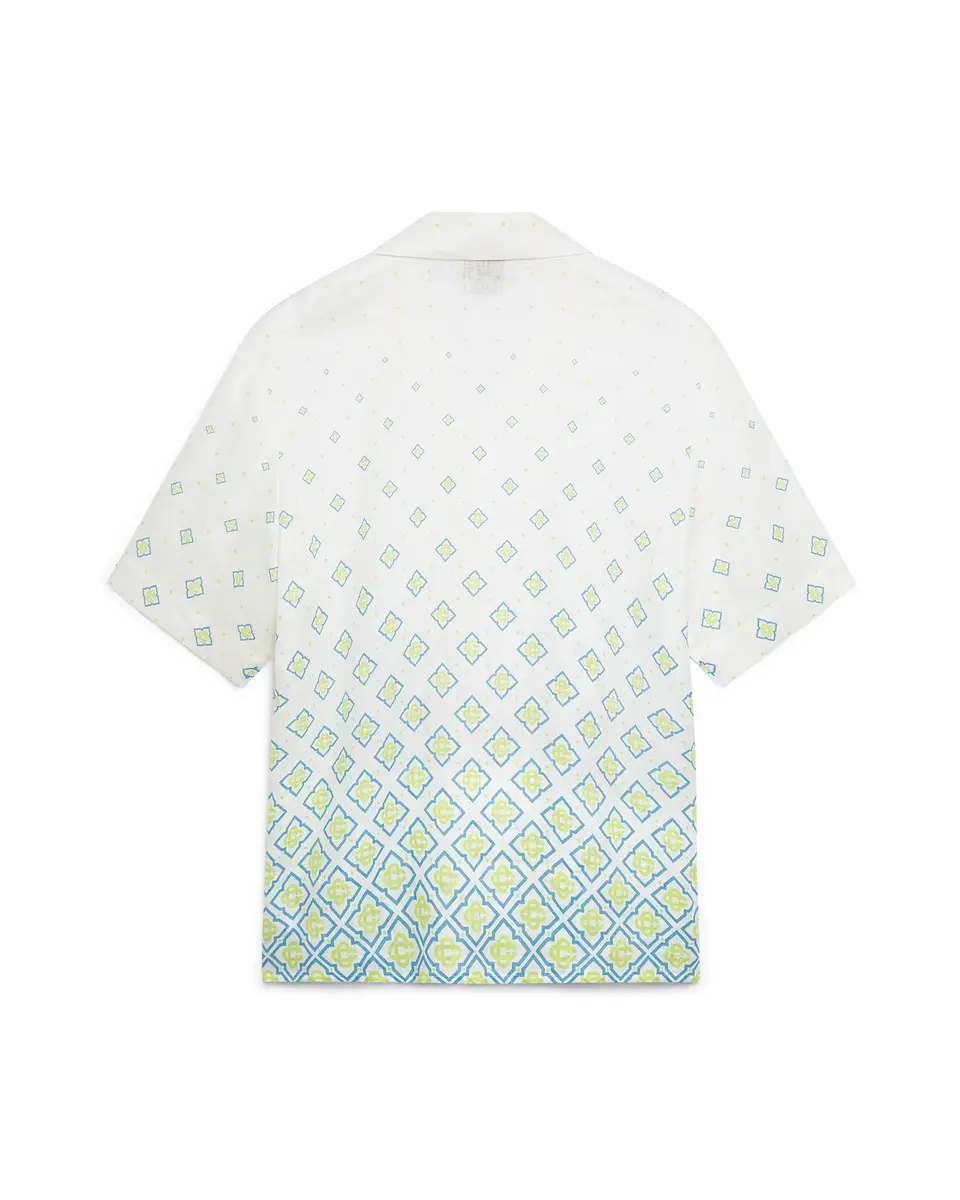 Casablanca Degrade Monogram Short Sleeve Linen Shirt | Thumbnail 6 Casablanca Degrade Monogram Short Sleeve Linen Shirt | Thumbnail 6