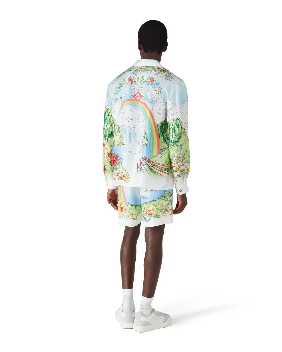 Casablanca Aloha Long Sleeve Silk Shirt | Thumbnail 3 Casablanca Aloha Long Sleeve Silk Shirt | Thumbnail 3