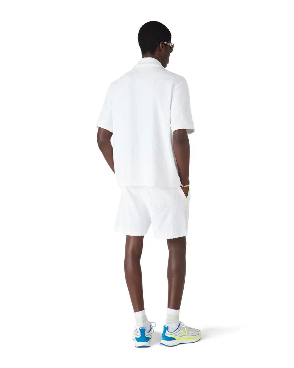 Casablanca White Short Sleeve Towelling Shirt | Thumbnail 5 Casablanca White Short Sleeve Towelling Shirt | Thumbnail 5