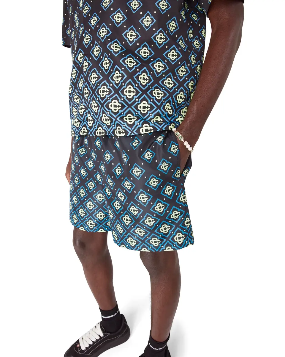 Casablanca Degrade Monogram Swim Shorts in Black | Thumbnail 5 Casablanca Degrade Monogram Swim Shorts in Black | Thumbnail 5