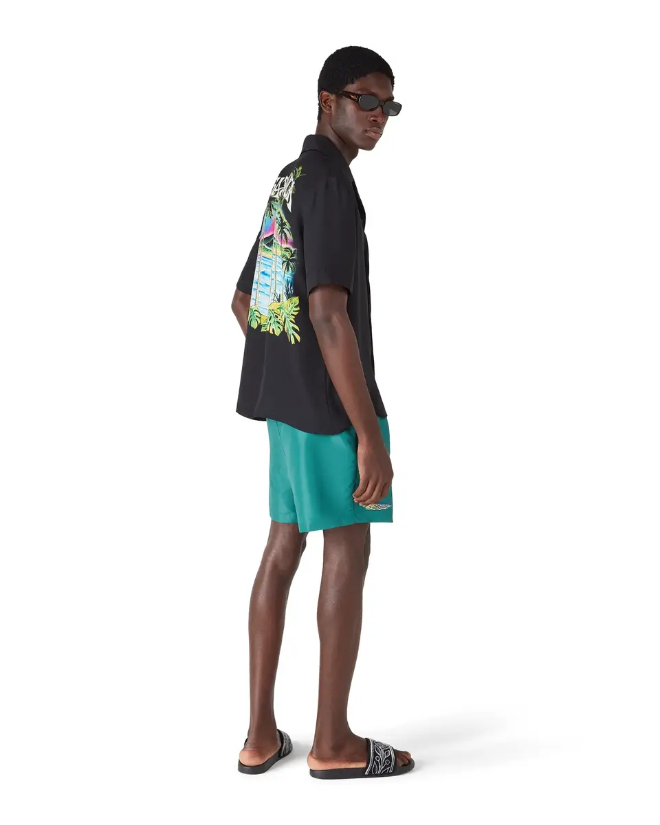 Casablanca Casa Embroidery Swim Shorts | Thumbnail 3