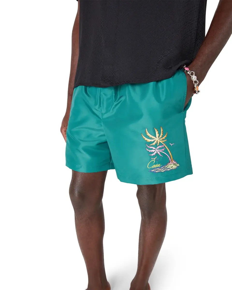 Casablanca Casa Embroidery Swim Shorts | Thumbnail 5