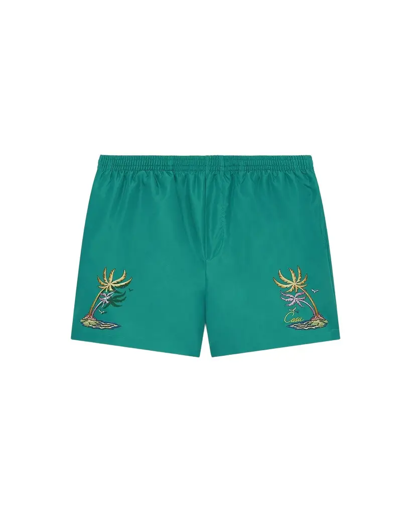 Casa Embroidery Swim Shorts