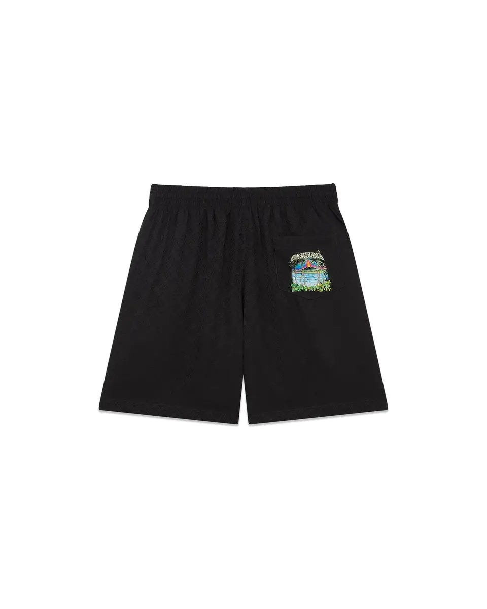 Volcano Jacquard Silk Shorts Volcano Jacquard Silk Shorts