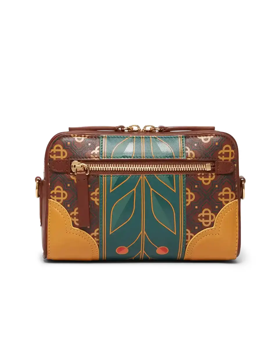 Casablanca Brown Monogram Crossbody Bag | Thumbnail 4 Casablanca Brown Monogram Crossbody Bag | Thumbnail 4