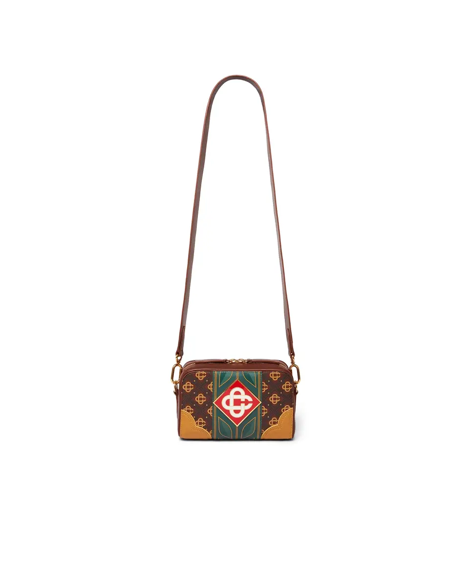 Casablanca Brown Monogram Crossbody Bag | Thumbnail 5 Casablanca Brown Monogram Crossbody Bag | Thumbnail 5