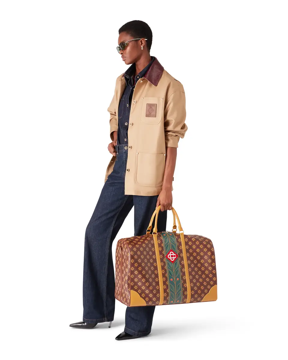 Casablanca Brown Monogram Weekender | Thumbnail 2