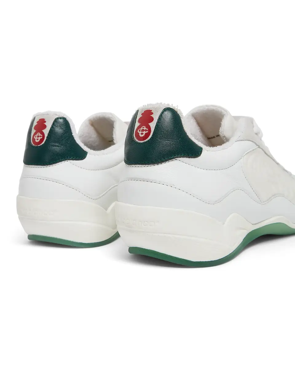 Casablanca White Squash Indoor Sneaker in Green | Thumbnail 4