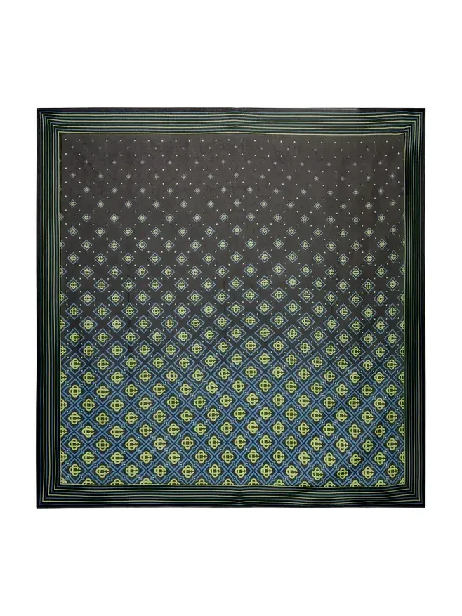 Casablanca Degrade Monogram Black Pareo
