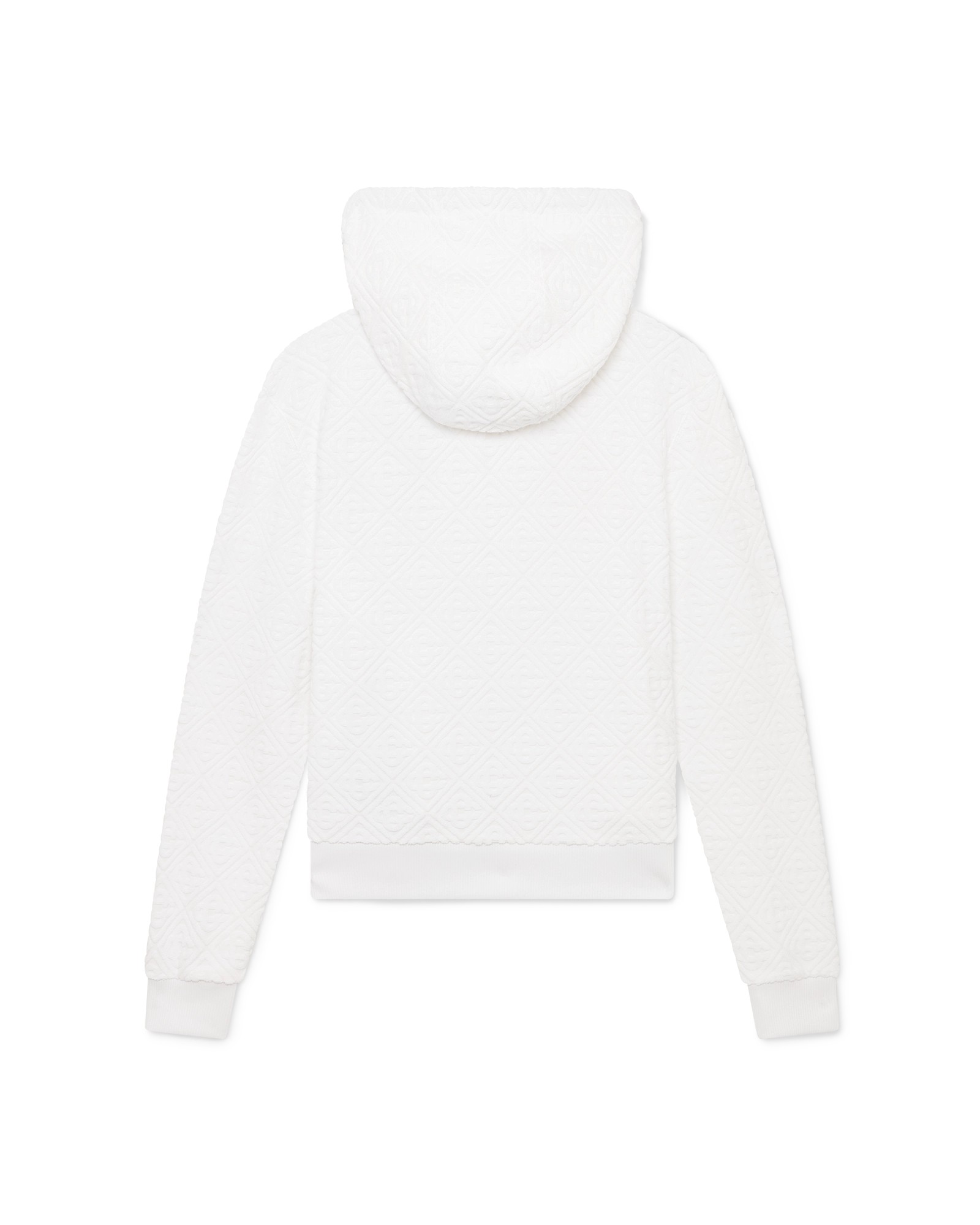 Casablanca Waves Monogram Towelling Zip-Up Hooded Sweatshirt | Thumbnail 2