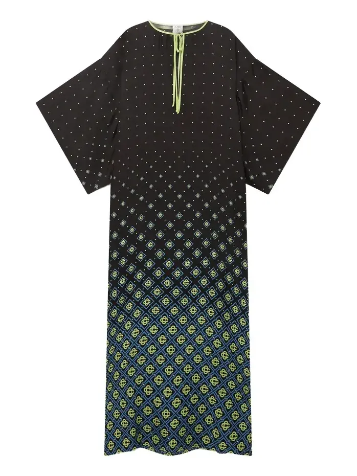 Degrade Monogram Silk Kaftan