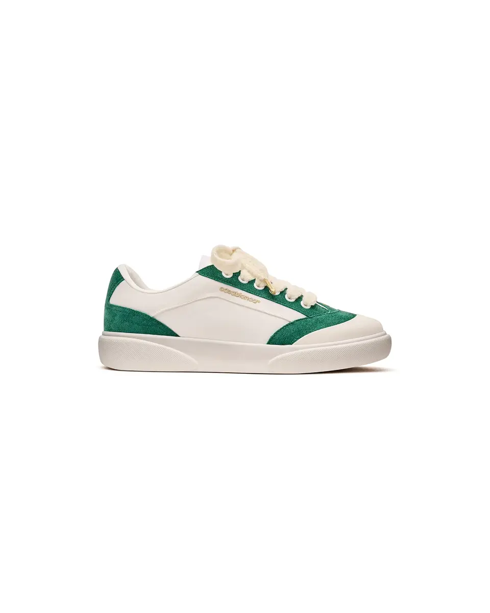 Casablanca White and Green Del Mar Sneaker