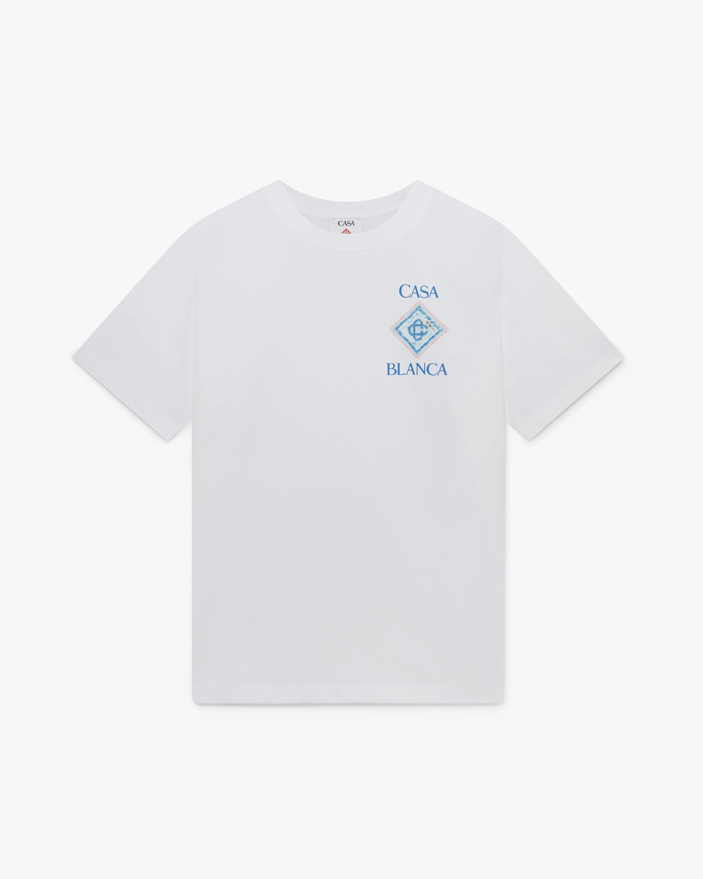 Casablanca White Casablanca Pool Short Sleeve T-Shirt | Thumbnail 2 Casablanca White Casablanca Pool Short Sleeve T-Shirt | Thumbnail 2