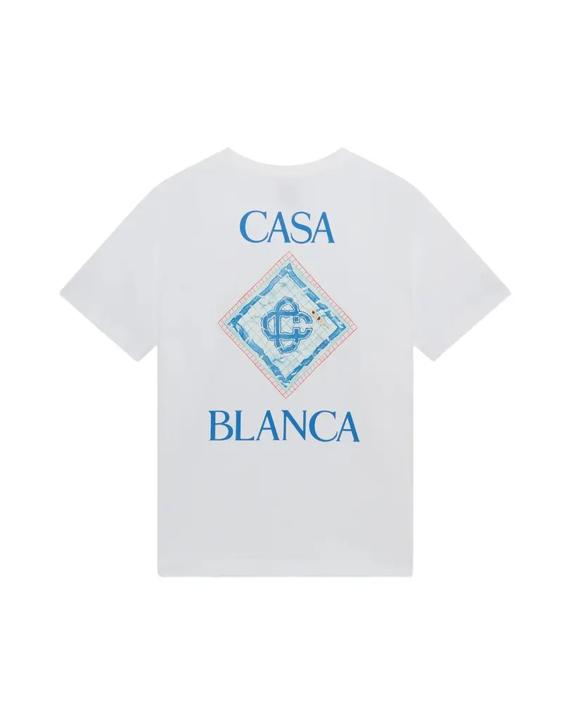Casablanca White Casablanca Pool Short Sleeve T-Shirt