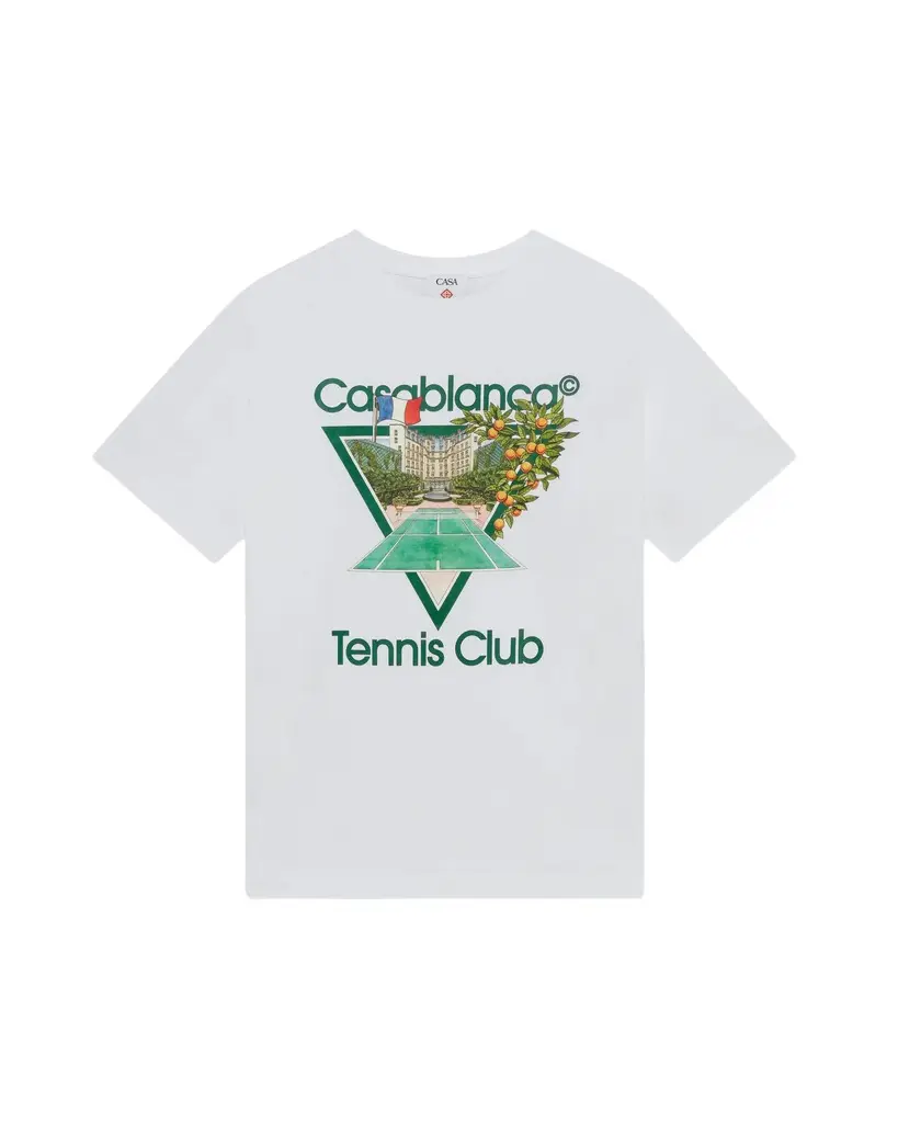 White Tennis Club Icon Short Sleeve T-Shirt