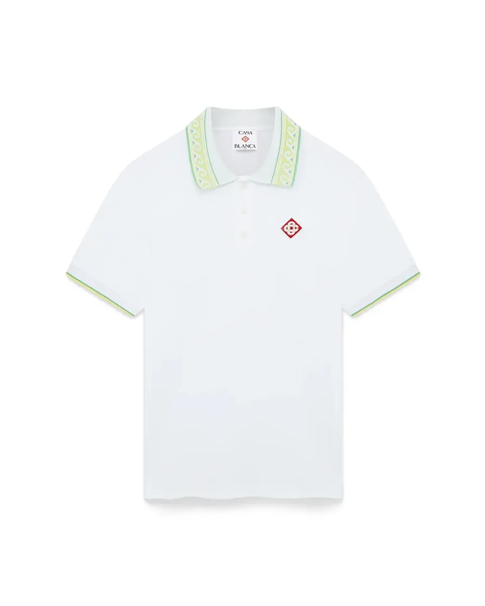 White Polo Short Sleeve Shirt
