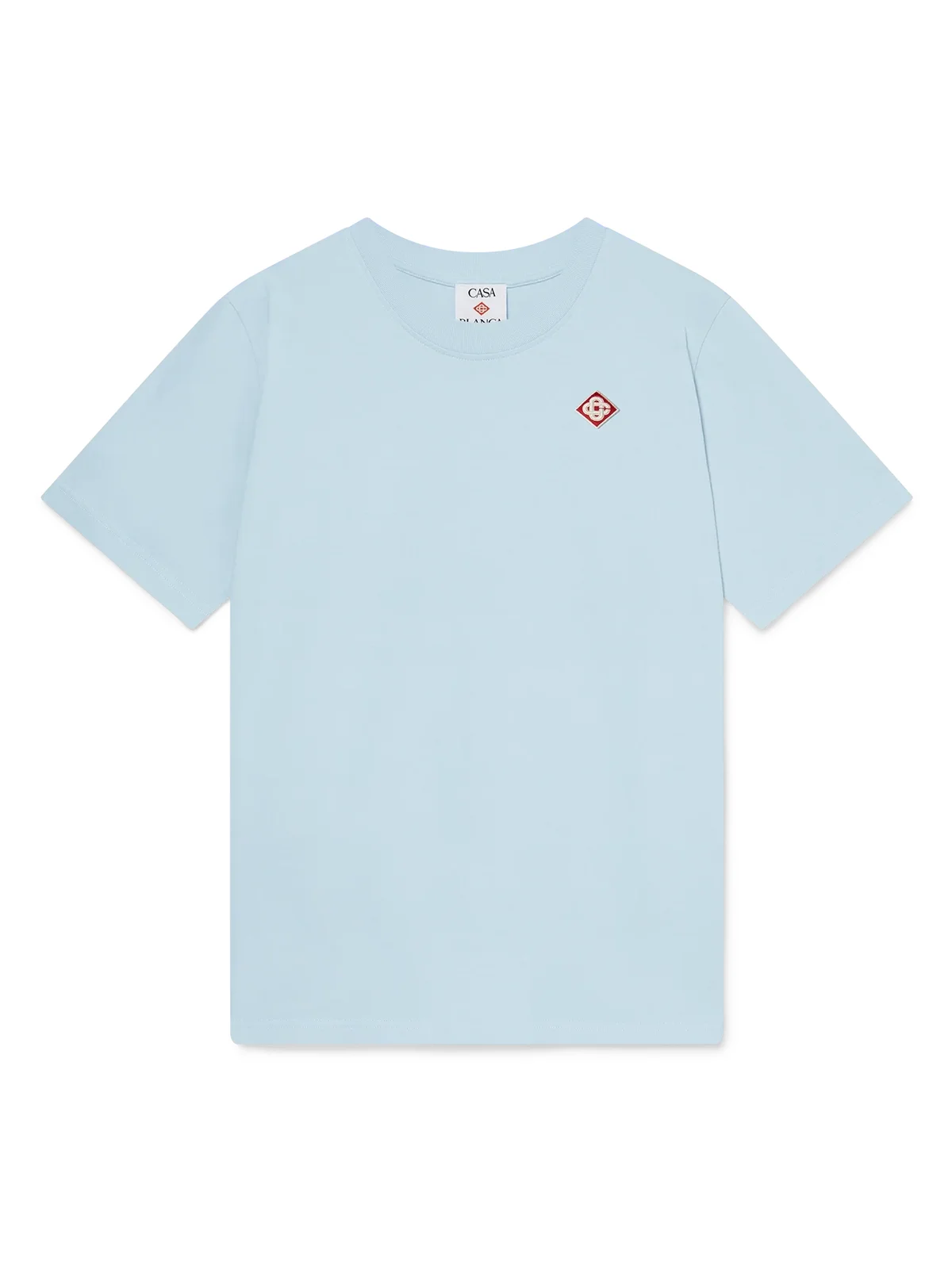 Casablanca Light Blue Diamond Logo Short Sleeve T-Shirt