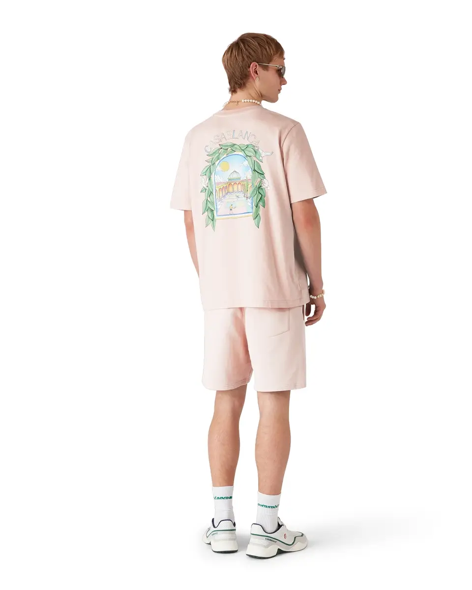 Casablanca Pink L'Arche Sweatshorts | Thumbnail 3