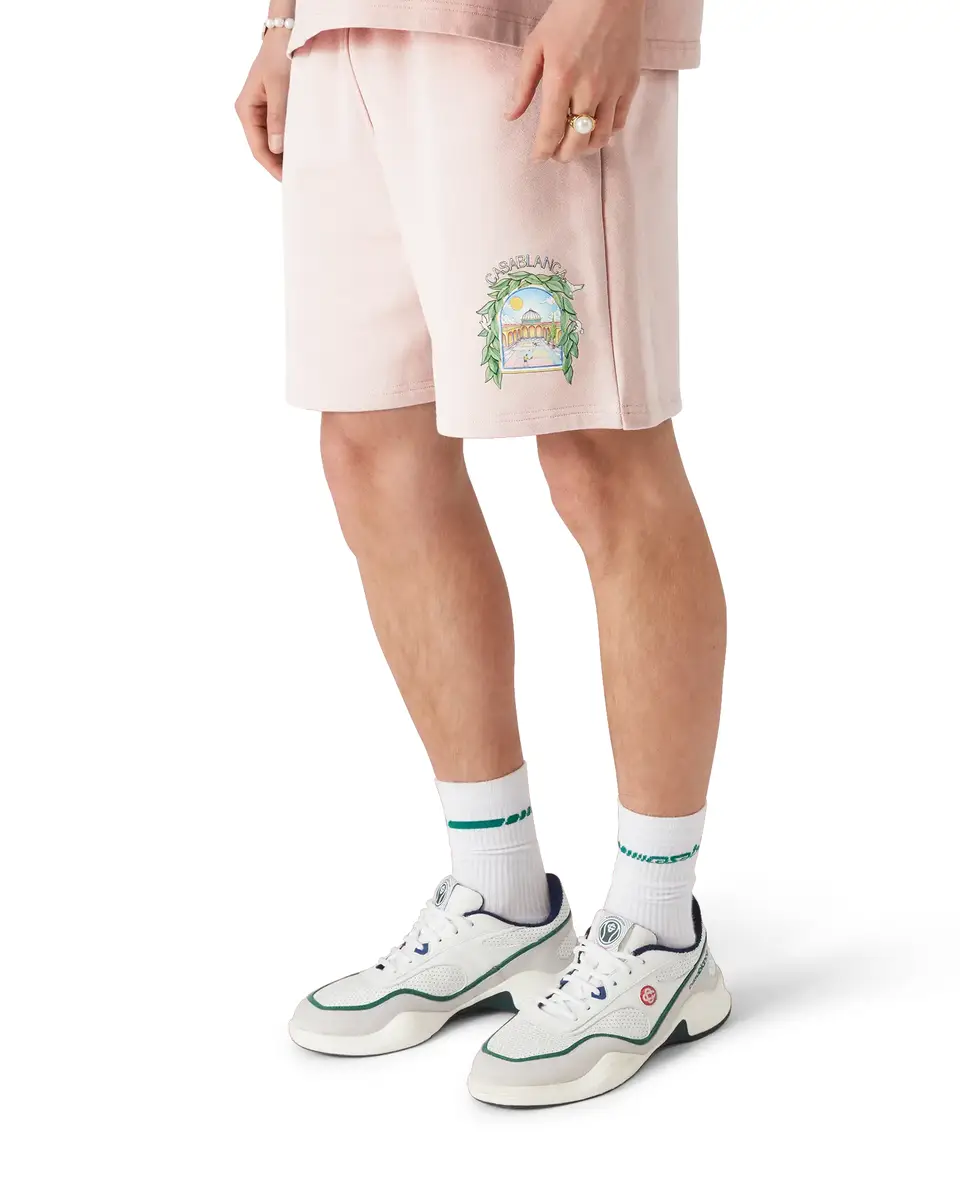 Casablanca Pink L'Arche Sweatshorts | Thumbnail 4