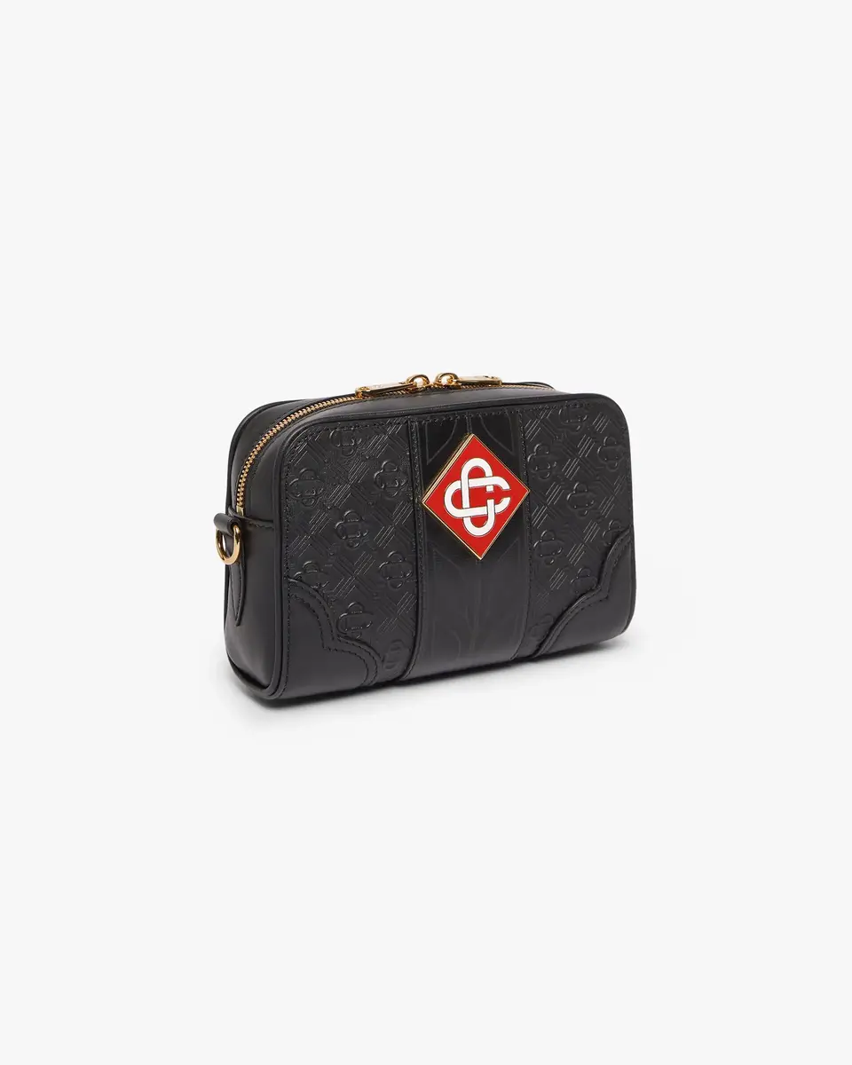 Casablanca Black Monogram Crossbody Bag | Thumbnail 3 Casablanca Black Monogram Crossbody Bag | Thumbnail 3