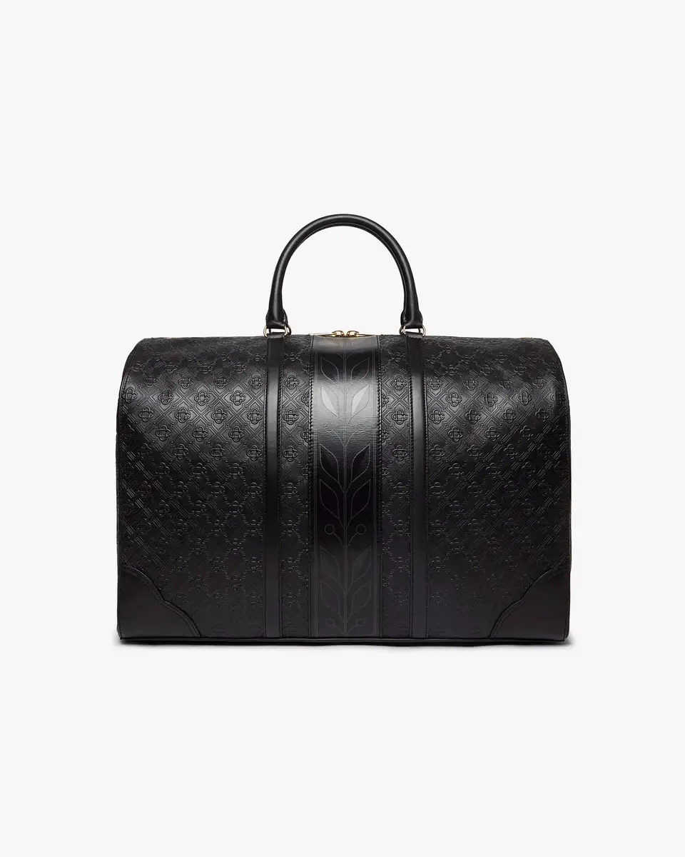 Casablanca Black Monogram Weekender Bag | Thumbnail 4 Casablanca Black Monogram Weekender Bag | Thumbnail 4