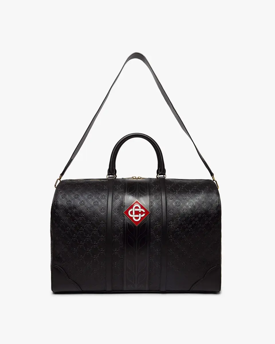 Casablanca Black Monogram Weekender Bag | Thumbnail 5 Casablanca Black Monogram Weekender Bag | Thumbnail 5