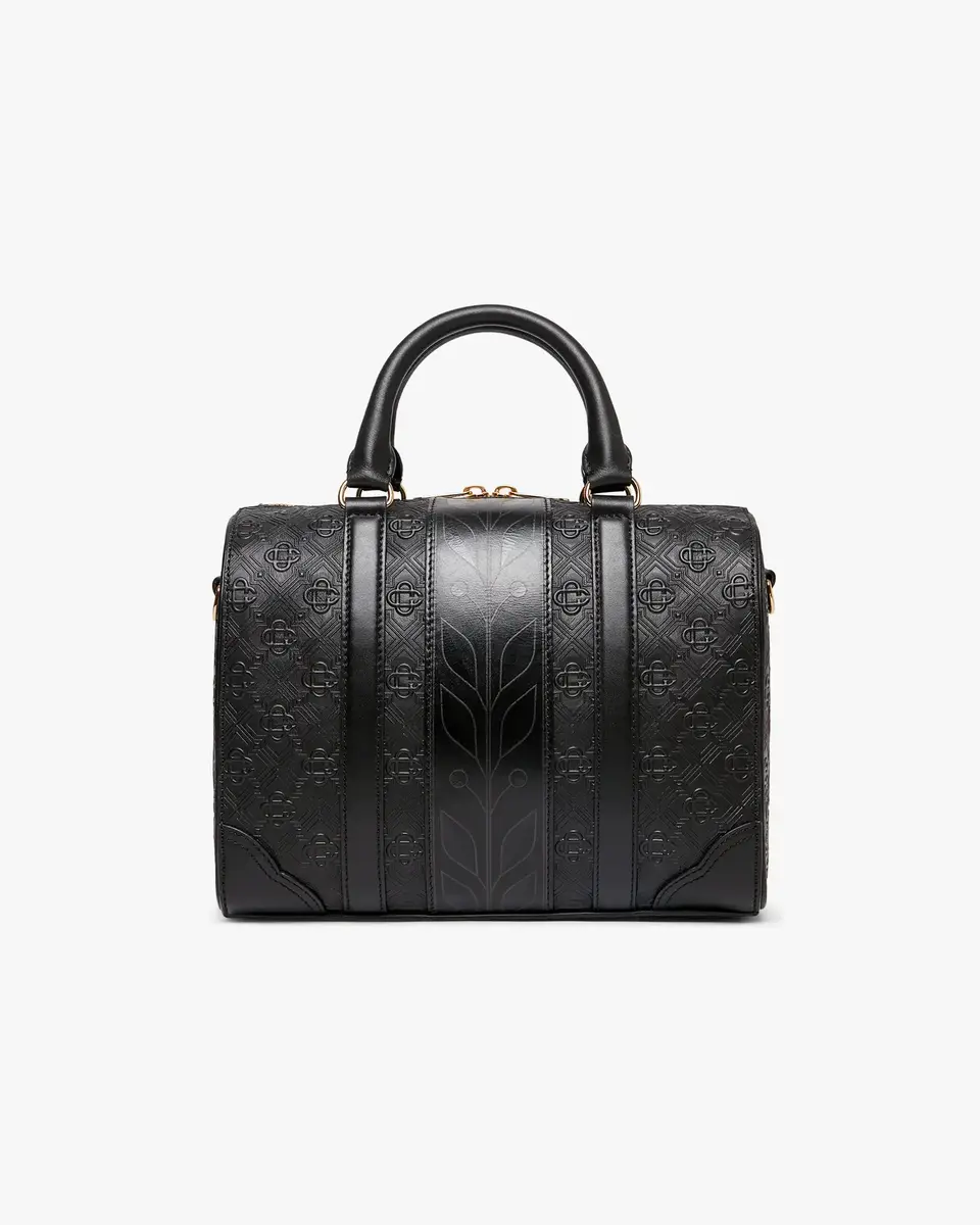 Casablanca Black Mini Monogram Weekender Bag | Thumbnail 4 Casablanca Black Mini Monogram Weekender Bag | Thumbnail 4