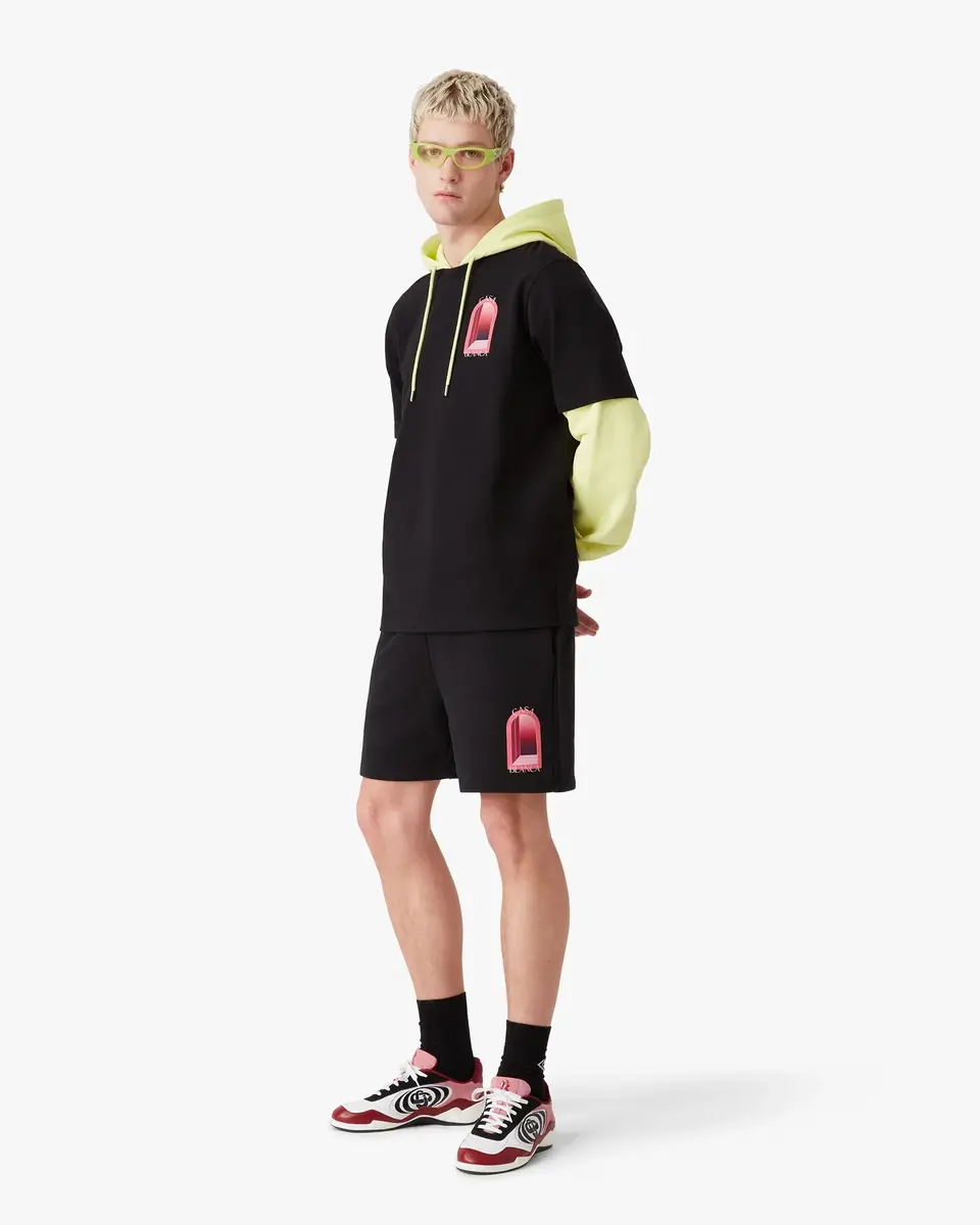 Casablanca Black L'Arche Sweatshorts | Thumbnail 2